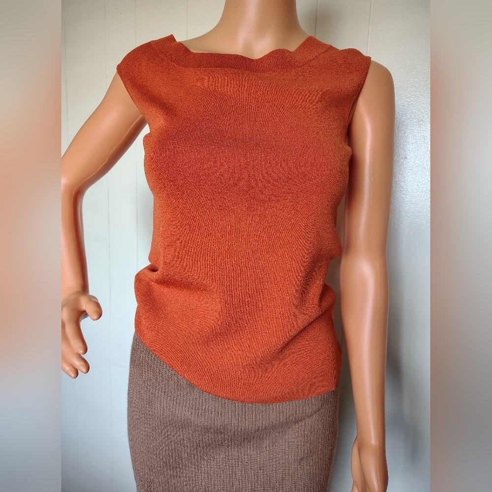 LOFT Terracotta Knit Top Size XS.